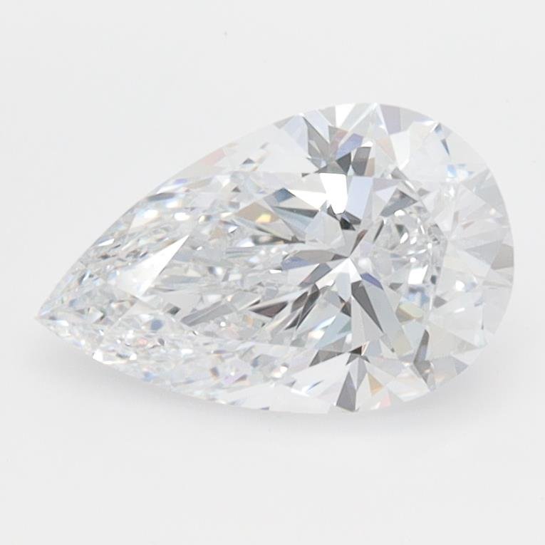 1.21ct D VVS2 Rare Carat Ideal Cut Pear Lab Grown Diamond