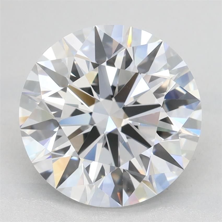 2.61ct D VVS1 Rare Carat Ideal Cut Round Lab Grown Diamond