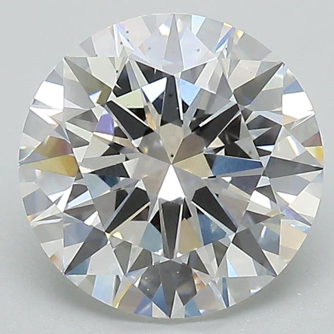 2.56ct F VS1 Rare Carat Ideal Cut Round Lab Grown Diamond