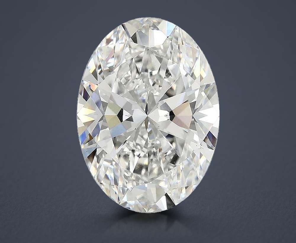 4.77 Carat Oval Lab Diamond