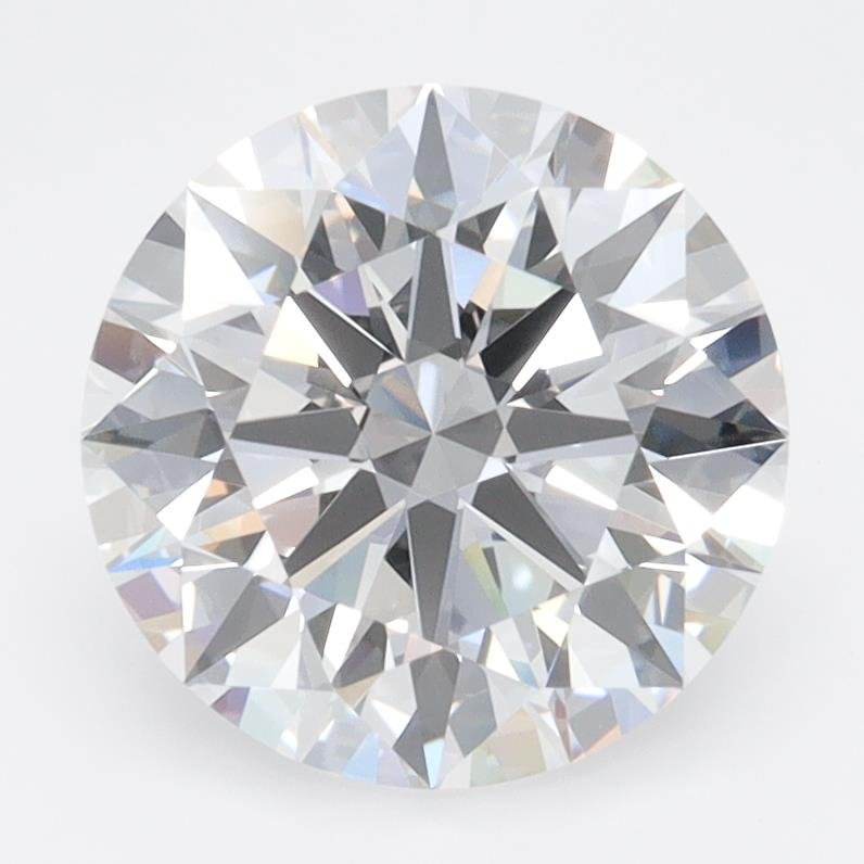 2.74ct D VVS1 Rare Carat Ideal Cut Round Lab Grown Diamond