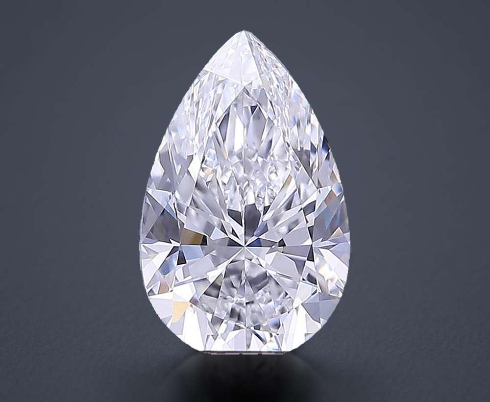 1.69 Carat Pear Lab Diamond