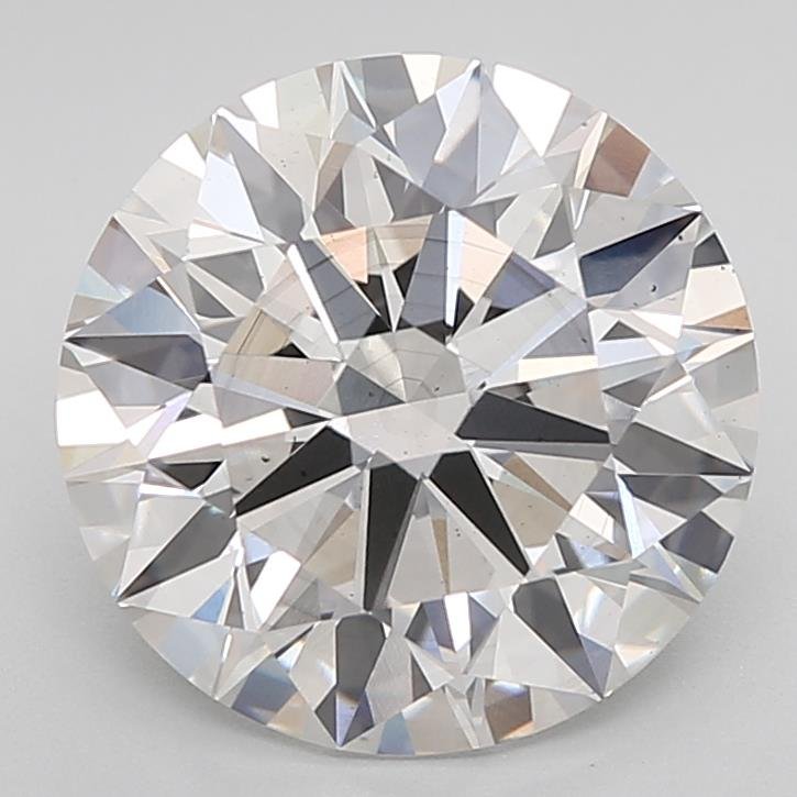 5.08ct H SI1 Rare Carat Ideal Cut Round Lab Grown Diamond