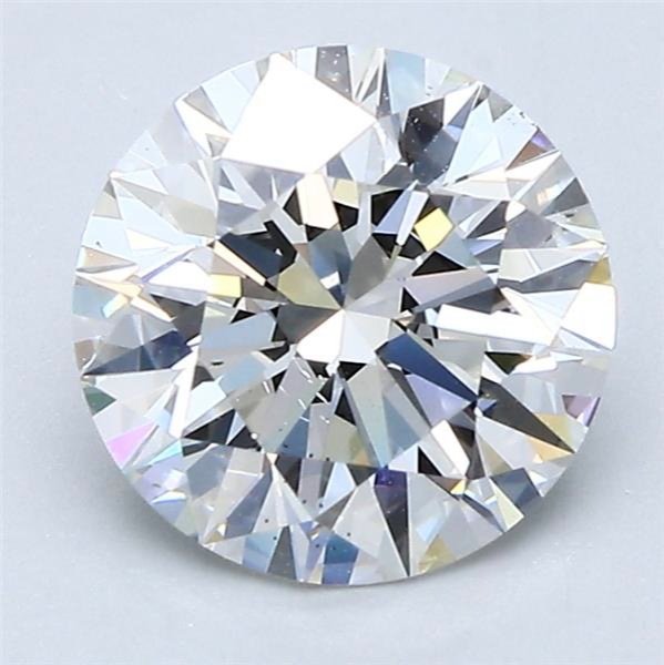 2.01ct G SI1 Rare Carat Ideal Cut Round Diamond