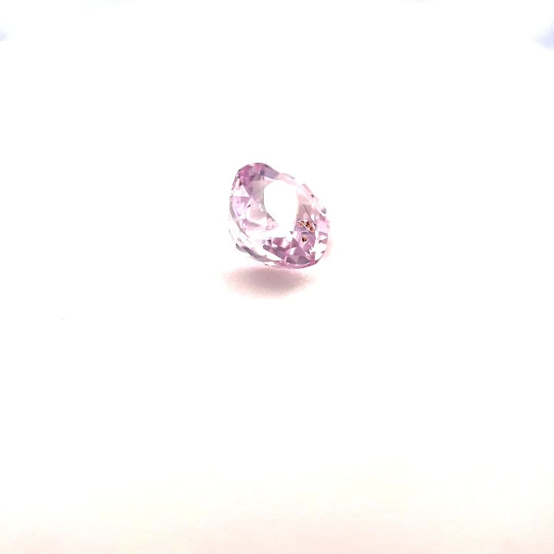 0.75 Carat Light Pink Oval Sapphire