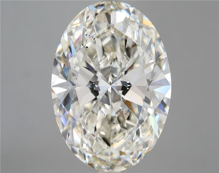 7.60ct H VS2 Rare Carat Ideal Cut Oval Lab Grown Diamond