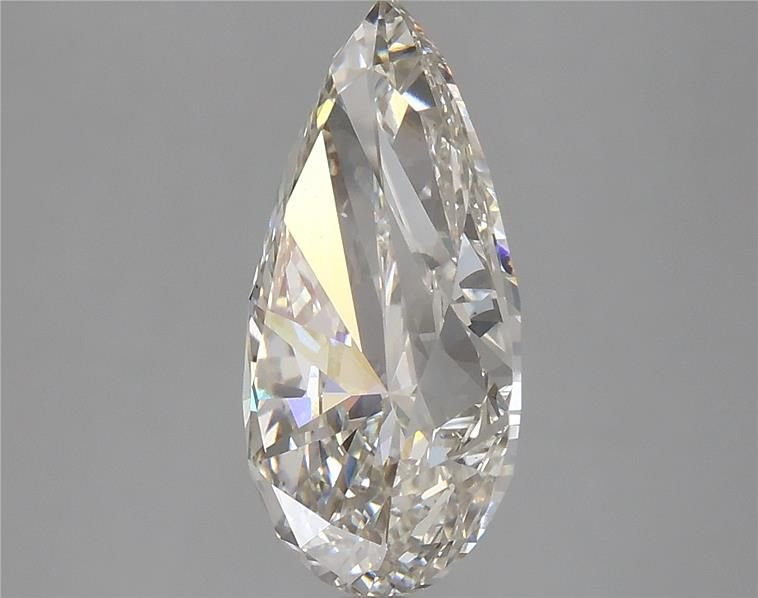 4.05ct H VS2 Rare Carat Ideal Cut Pear Lab Grown Diamond