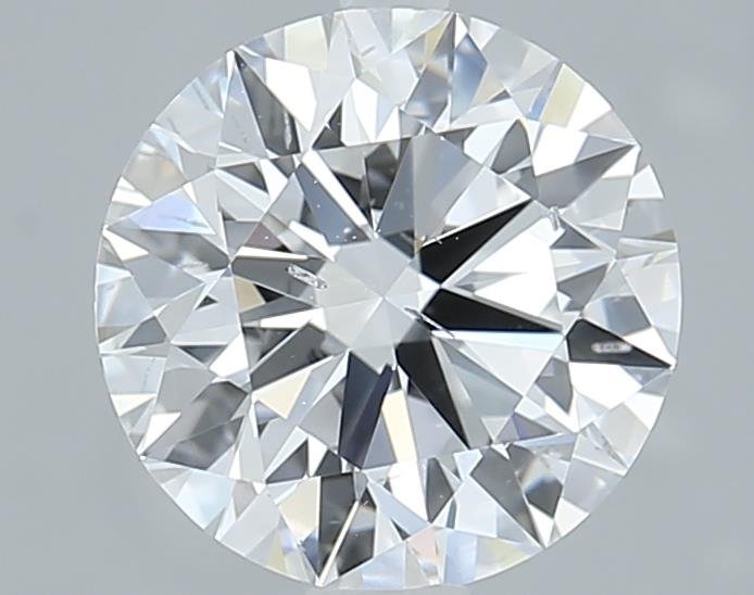 2.81ct D SI1 Excellent Cut Round Lab Grown Diamond