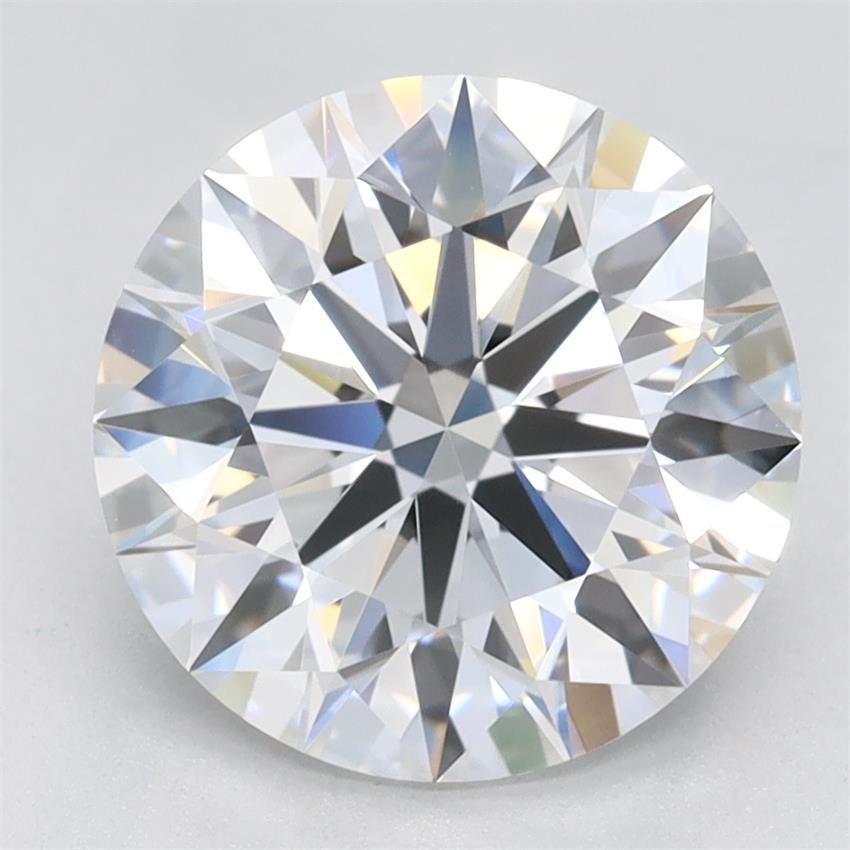 2.61ct D VVS1 Rare Carat Ideal Cut Round Lab Grown Diamond