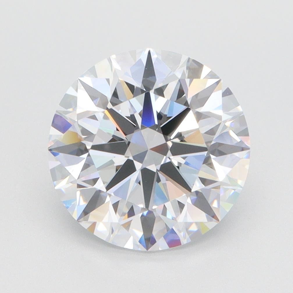 3.18ct E VVS1 Rare Carat Ideal Cut Round Lab Grown Diamond