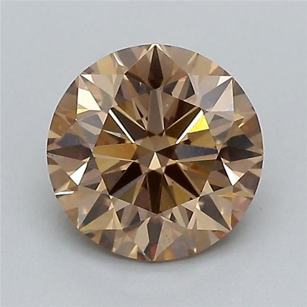 1.45 Ct. Fancy Light Brown Round Lab Diamond