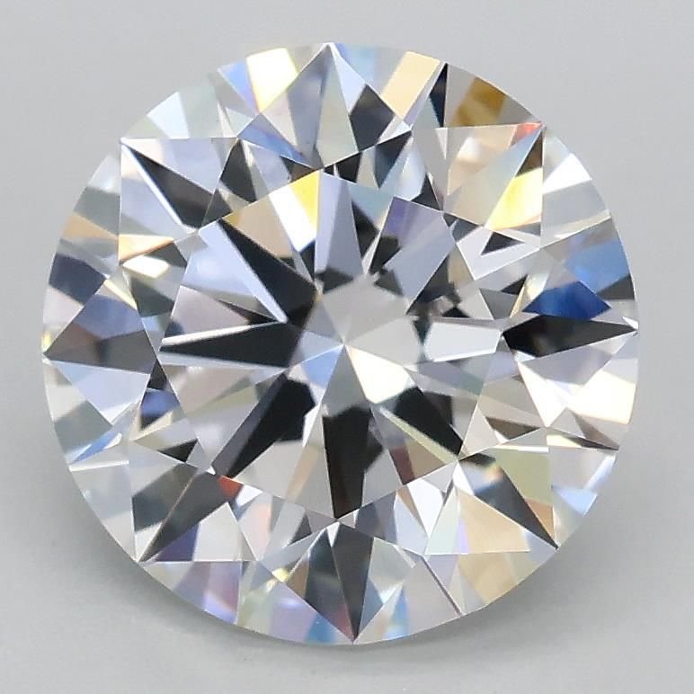 2.57ct D VS1 Rare Carat Ideal Cut Round Lab Grown Diamond