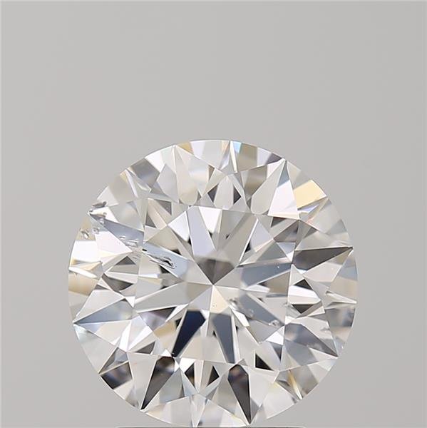 2.77ct D SI2 Rare Carat Ideal Cut Round Lab Grown Diamond