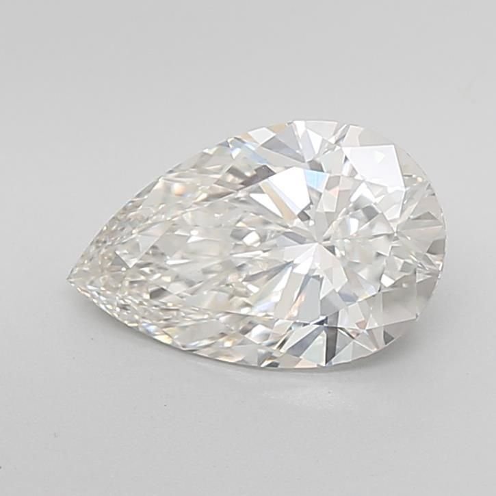 3.01ct G VVS2 Rare Carat Ideal Cut Pear Lab Grown Diamond