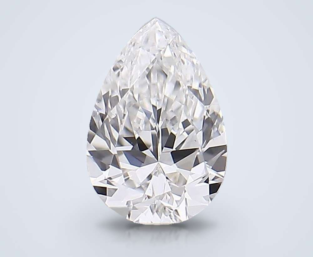 0.18 Carat Pear Natural Diamond