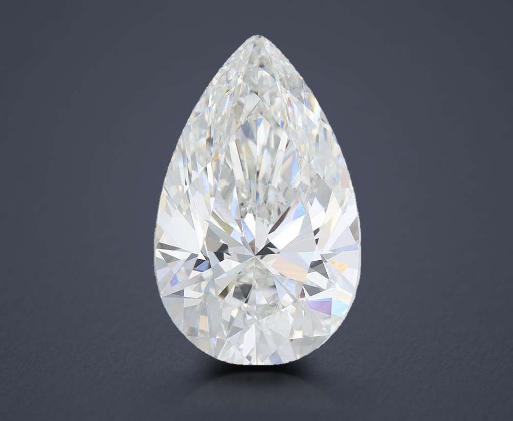 5.50 Carat Pear Lab Diamond