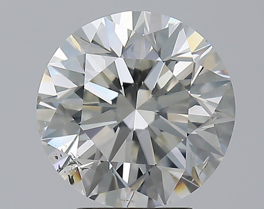 3.71ct J SI2 Excellent Cut Round Diamond