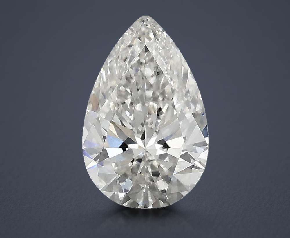 1.00 Carat Pear Lab Diamond