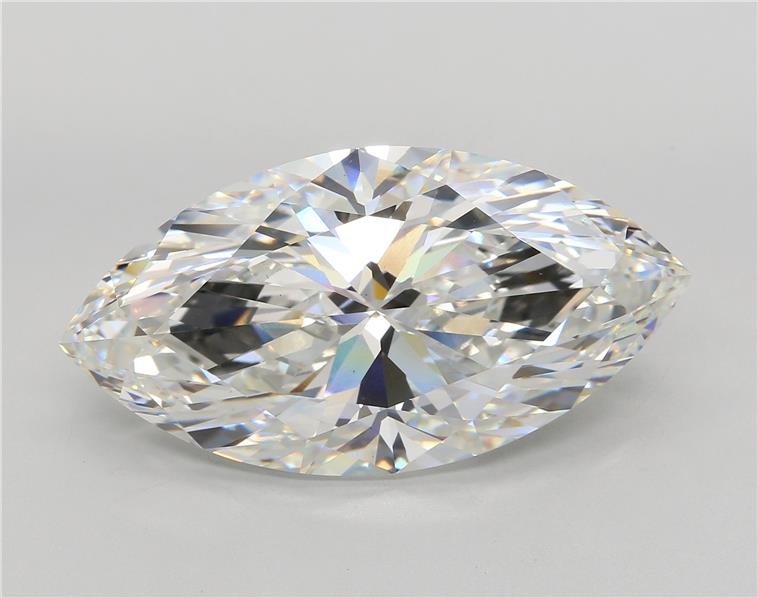 22.83ct F VS1 Excellent Cut Marquise Lab Grown Diamond