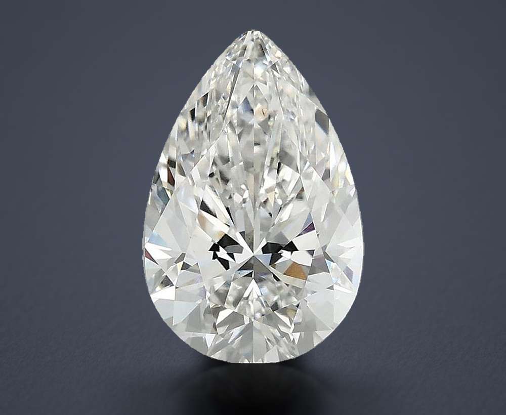 2.58 Carat Pear Lab Diamond