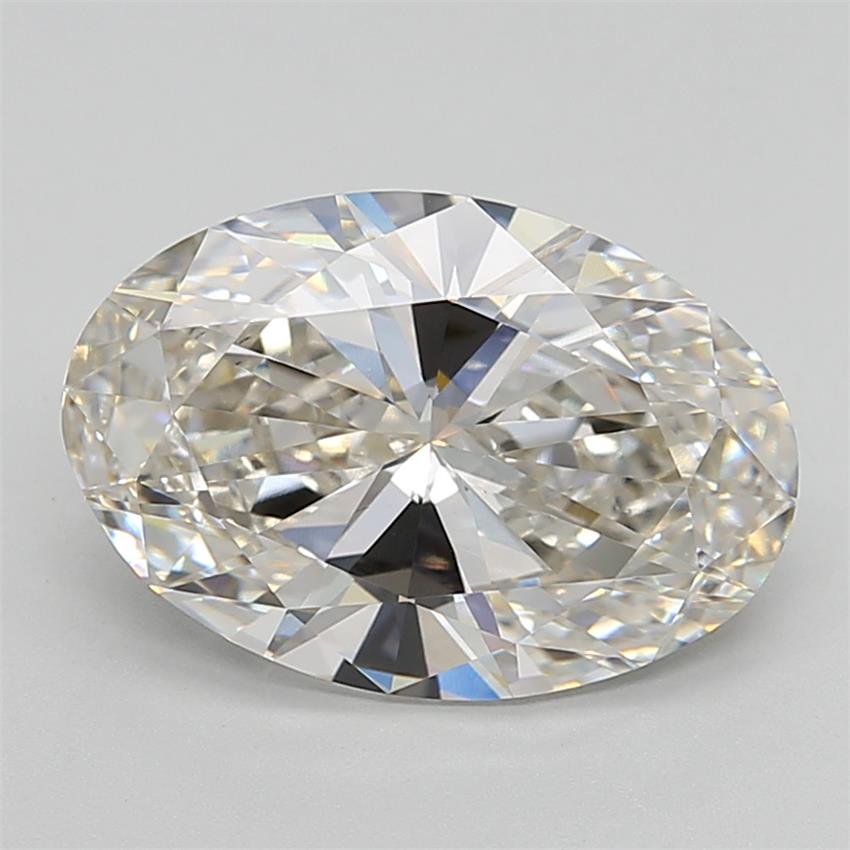 5.01ct H VS1 Rare Carat Ideal Cut Oval Lab Grown Diamond