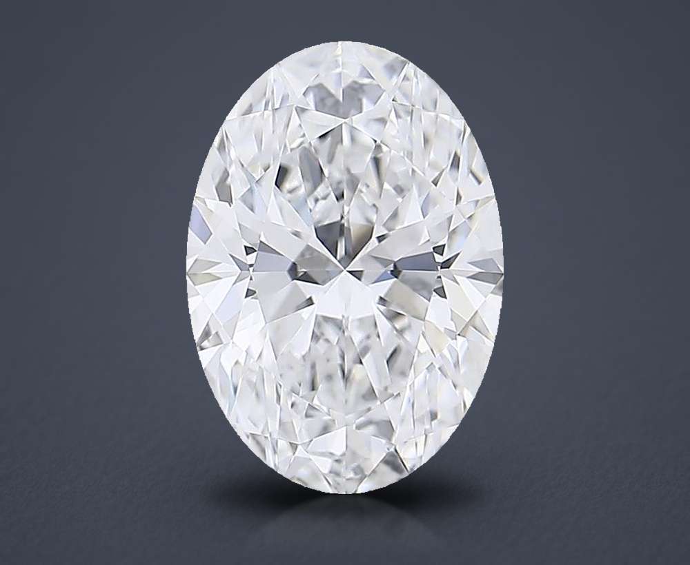 2.55 Carat Oval Lab Diamond