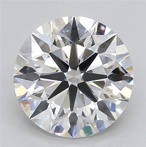 2.51ct D VVS2 Rare Carat Ideal Cut Round Lab Grown Diamond