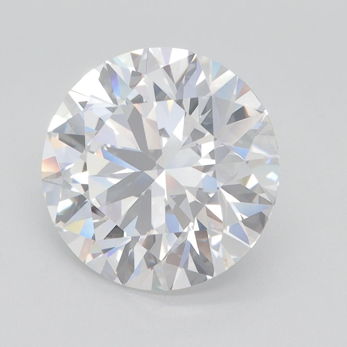 4.09ct F VVS1 Rare Carat Ideal Cut Round Lab Grown Diamond