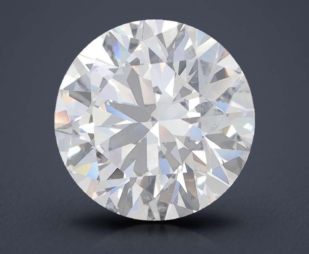 4.09 Carat Round Lab Diamond