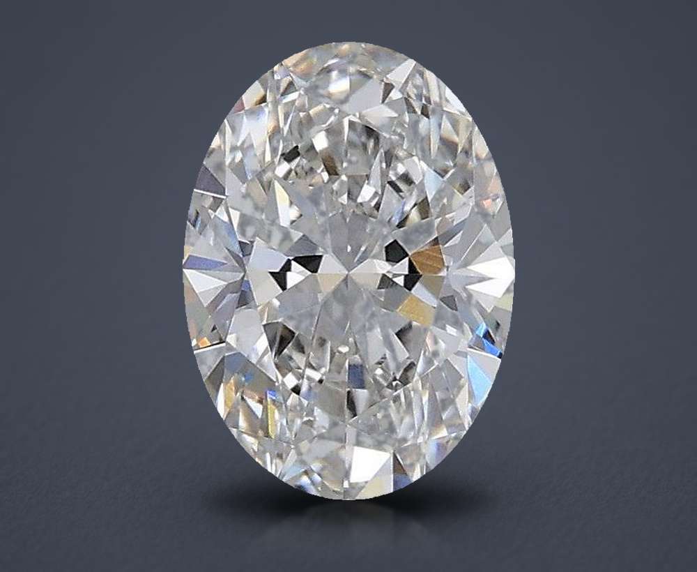 1.00 Carat Oval Lab Diamond