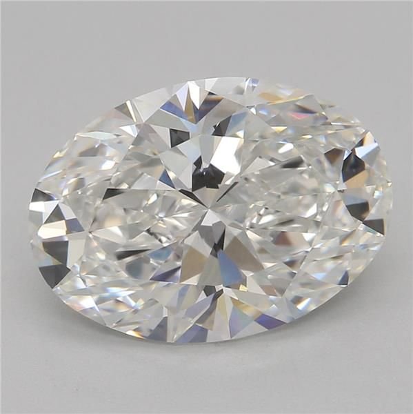 2.52ct E VVS2 Rare Carat Ideal Cut Oval Lab Grown Diamond
