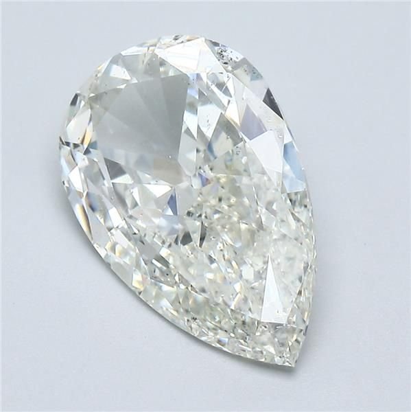 3.21ct J SI2 Good Cut Pear Diamond