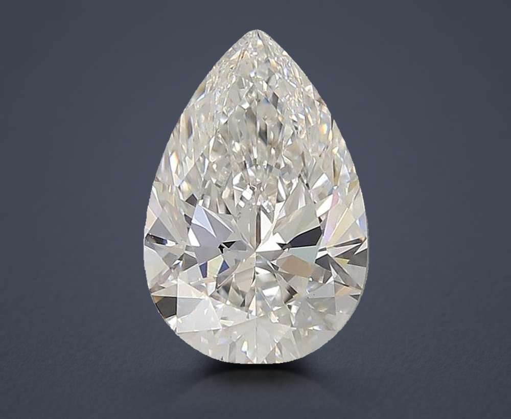 3.08 Carat Pear Lab Diamond