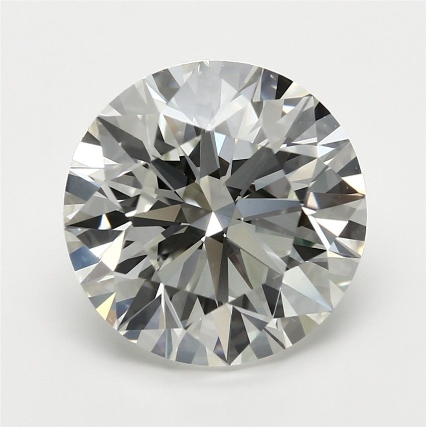 4.14ct K VS1 Rare Carat Ideal Cut Round Diamond