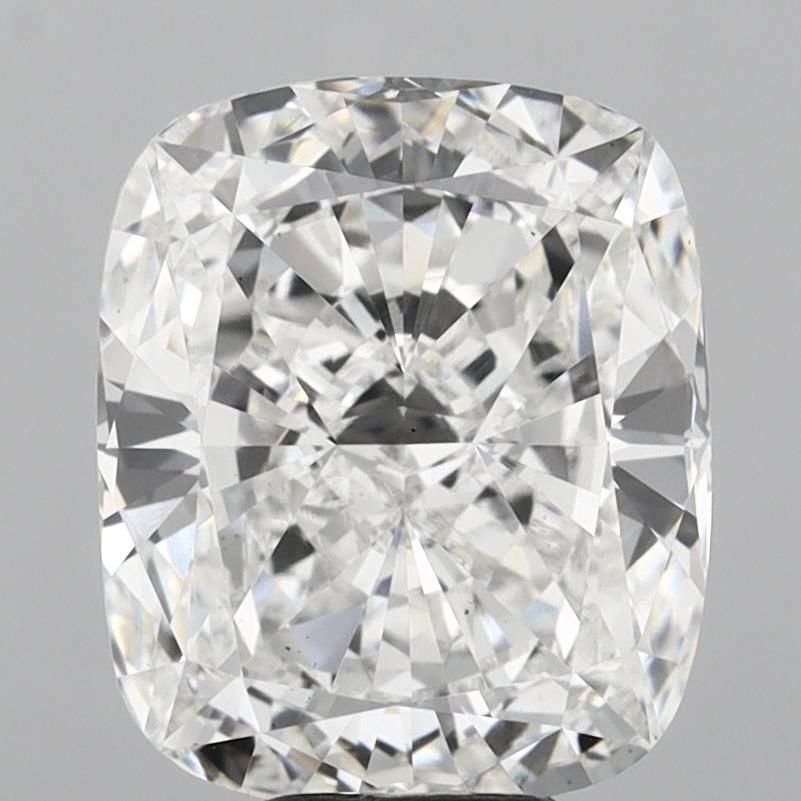 8.20ct F VS2 Very Good Cut Cushion Lab Grown Diamond