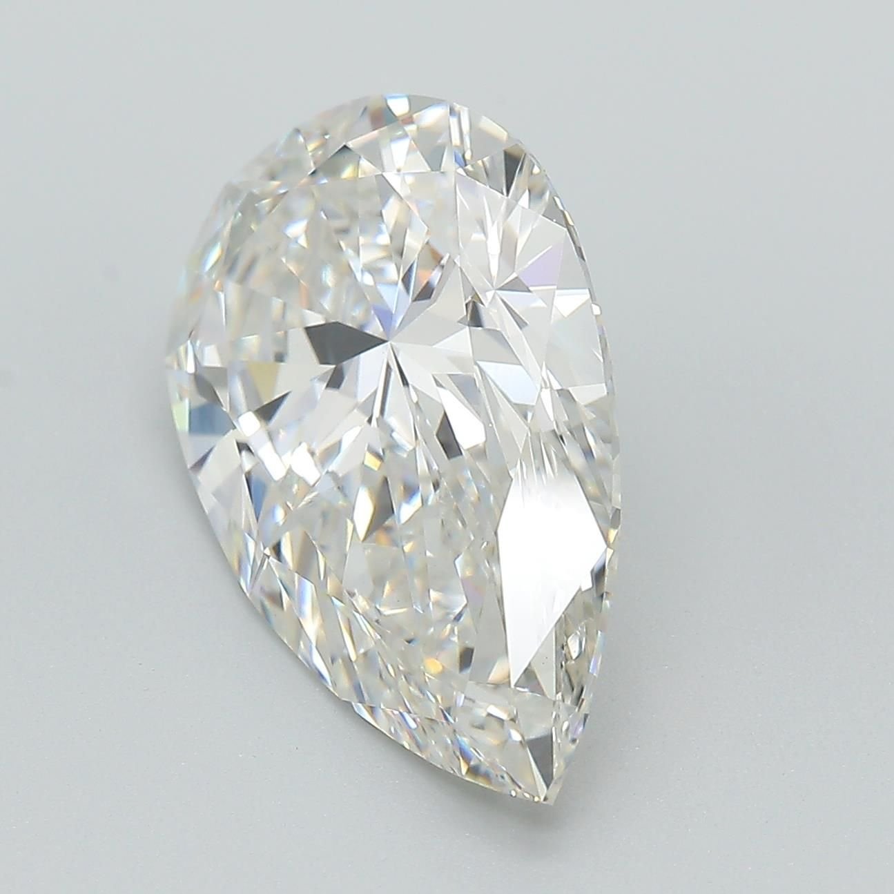 5.88 Carat Pear Lab Diamond