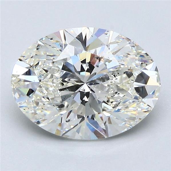 3.01ct H SI1 Very Good Cut Oval Diamond