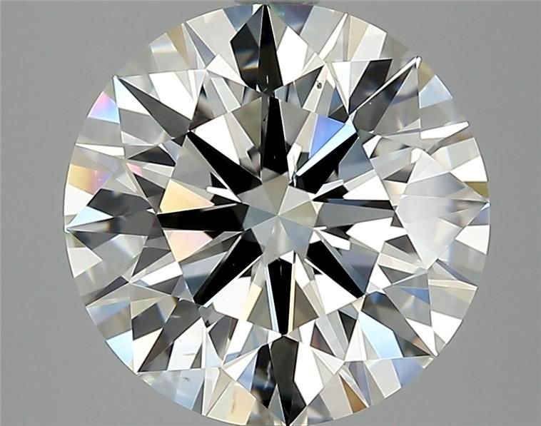 4.01ct J VS2 Rare Carat Ideal Cut Round Diamond