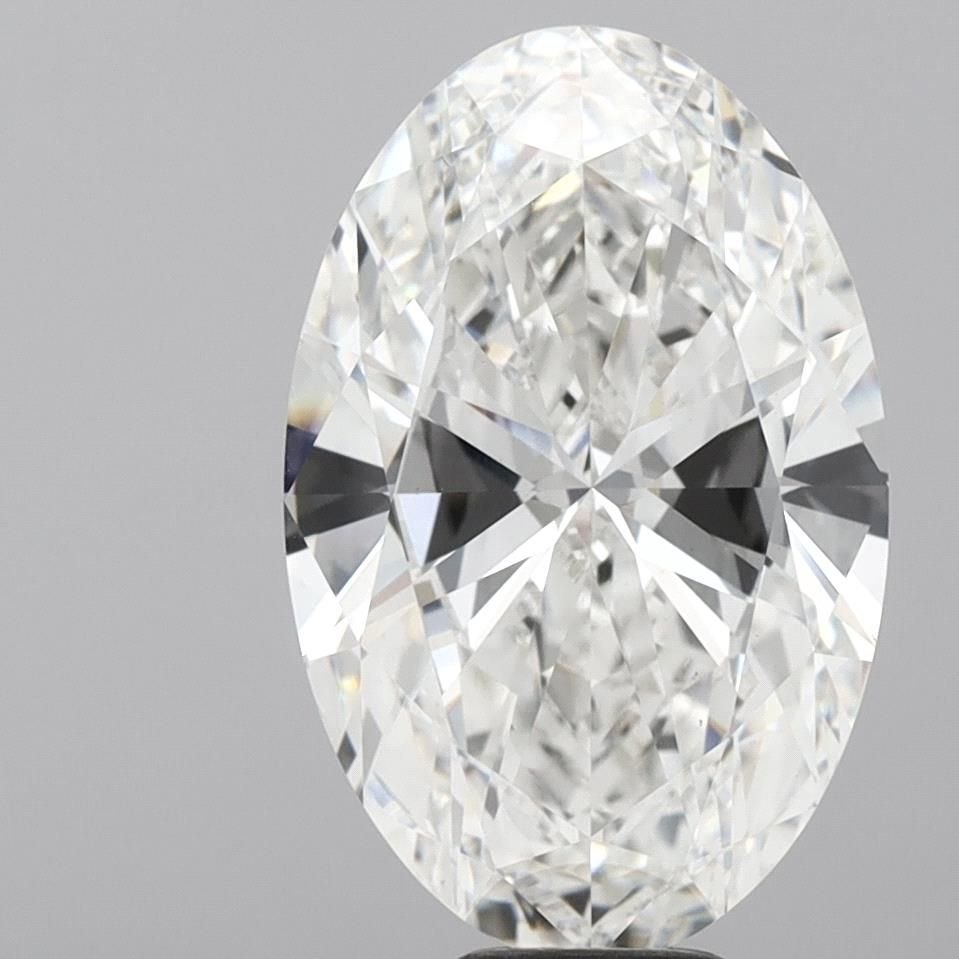 11.01ct F VS1 Rare Carat Ideal Cut Oval Lab Grown Diamond