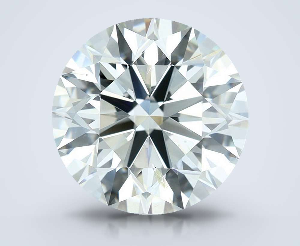 4.04 Carat Round Natural Diamond
