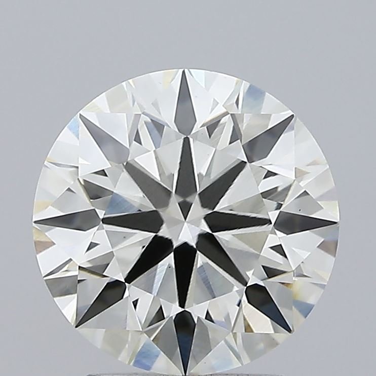 2.30ct J VS1 Rare Carat Ideal Cut Round Lab Grown Diamond