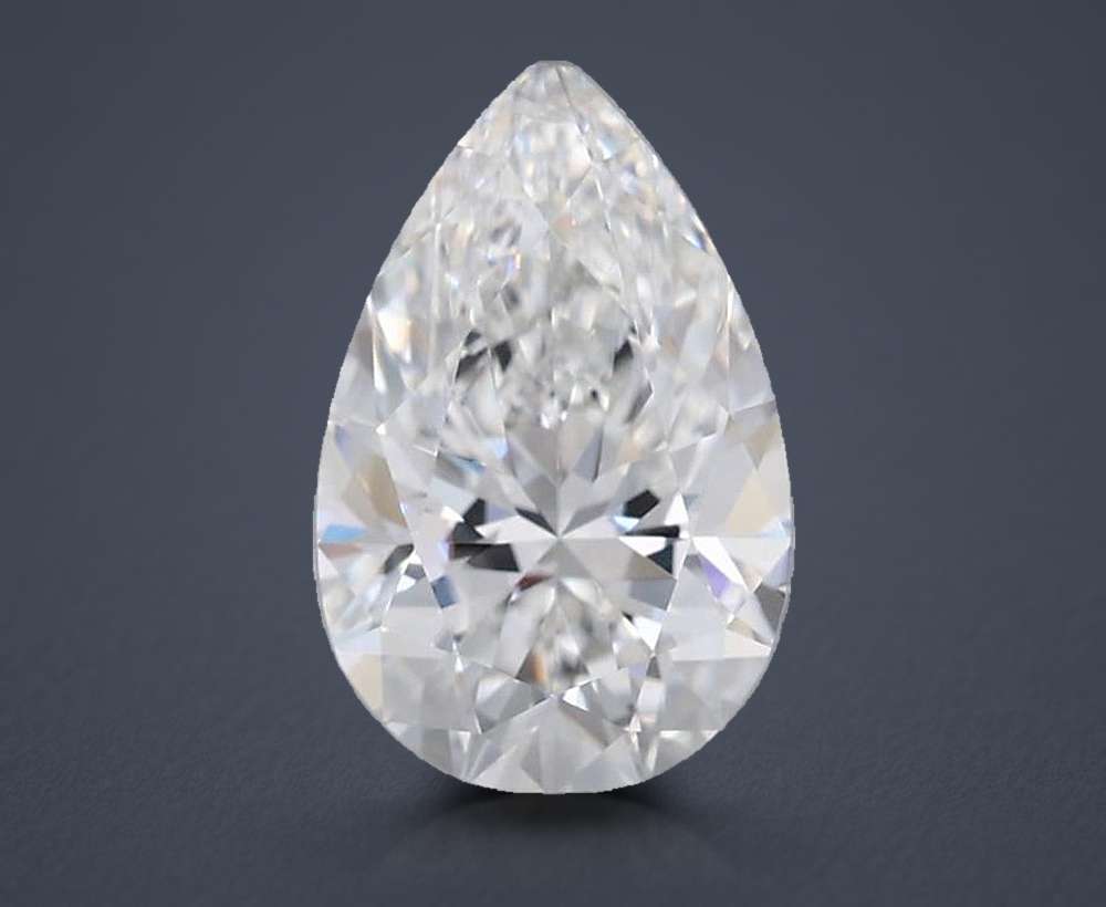 1.28 Carat Pear Lab Diamond