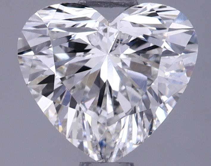 0.97ct F VS1 Rare Carat Ideal Cut Heart Lab Grown Diamond