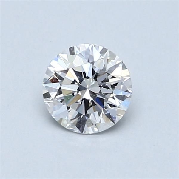 0.53ct D SI1 Rare Carat Ideal Cut Round Diamond