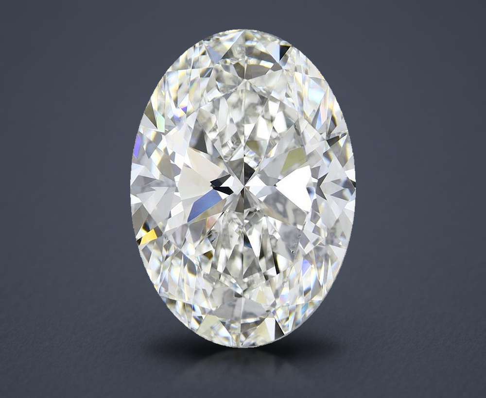 8.03 Carat Oval Lab Diamond