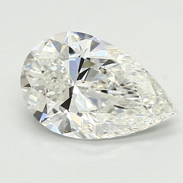 0.90ct E VVS2 Rare Carat Ideal Cut Pear Lab Grown Diamond