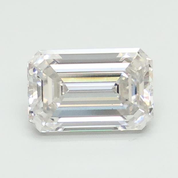 1.01ct F VS2 Rare Carat Ideal Cut Emerald Lab Grown Diamond