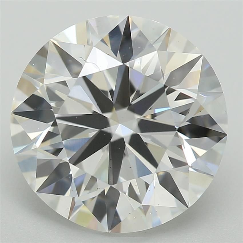 3.02ct D VS2 Rare Carat Ideal Cut Round Lab Grown Diamond