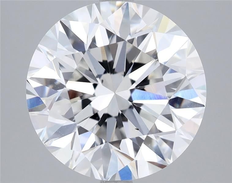 4.01ct F SI1 Very Good Cut Round Diamond