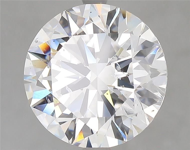 4.52ct F SI1 Excellent Cut Round Lab Grown Diamond